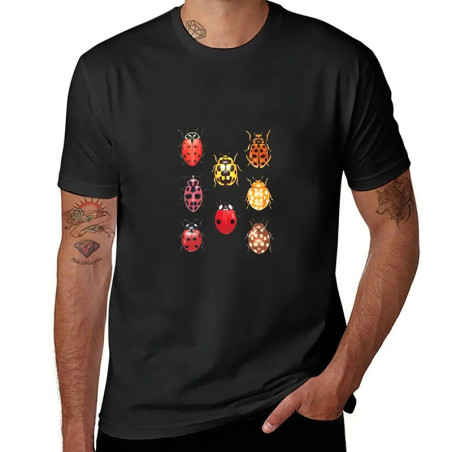 T-Shirt Homme Coccinelle | Collection Nature | 1001 Abeilles