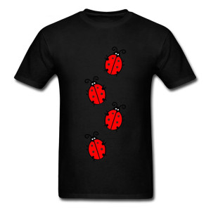 T-shirt Coccinelle Mignon pour Femme & Homme | Idée Cadeau