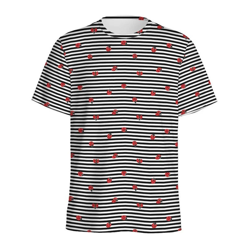 T-shirt Coccinelle "Rayures Bohèmes"