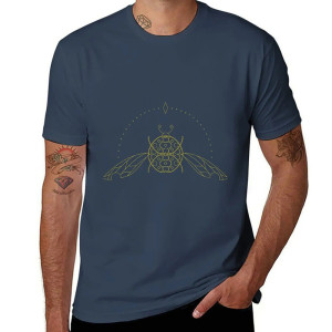 T-shirt Coccinelle pour homme "Géométrie Sacrée"