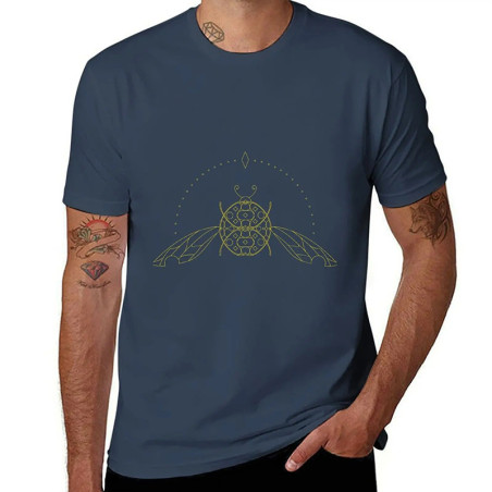 T-shirt Coccinelle pour homme "Géométrie Sacrée"