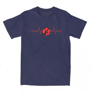 T-Shirt Coccinelle Battement de Cœur | 100% Coton Cadeau Nature
