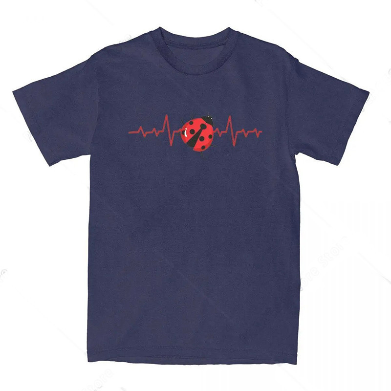 T-Shirt Coccinelle Battement de Cœur | 100% Coton Cadeau Nature
