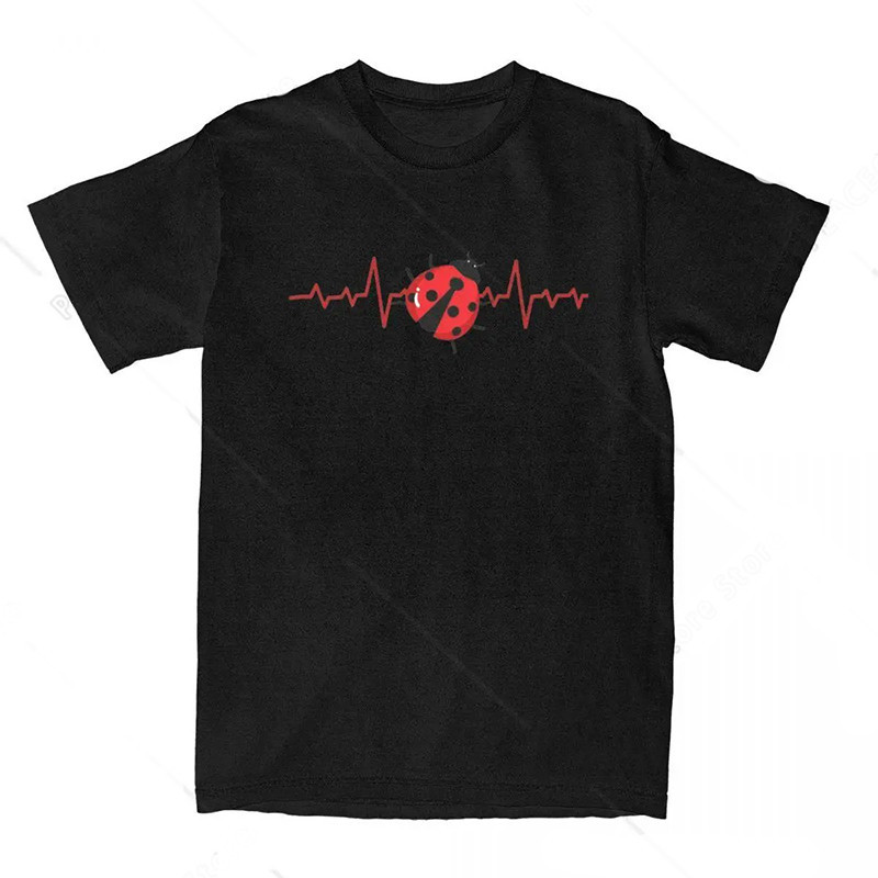 T-shirt Coccinelle Battement de Cœur Nature