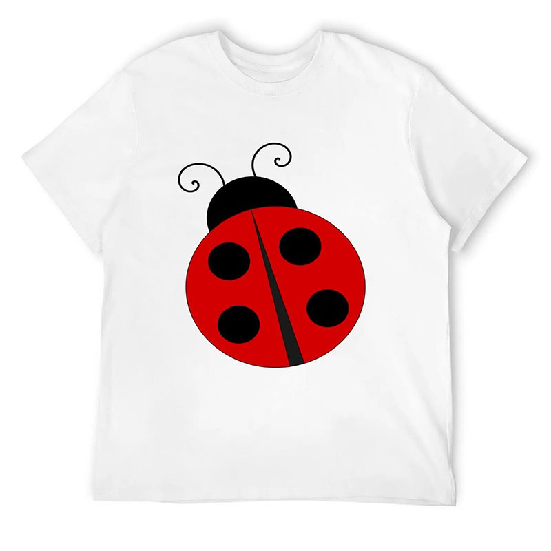 T-Shirt Coccinelle Jardin Écarlate | Cadeau Femme | 1001abeilles
