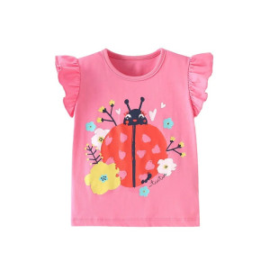 T-shirt Coccinelle Jardin Enchanté pour petite fille