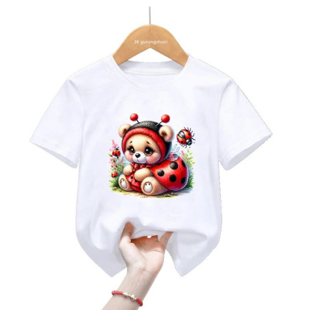 T-shirt enfant Coccinelle Rêveuse