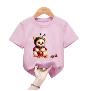 T-shirt enfant Coccinelle Magique - 2 couleurs au choix !