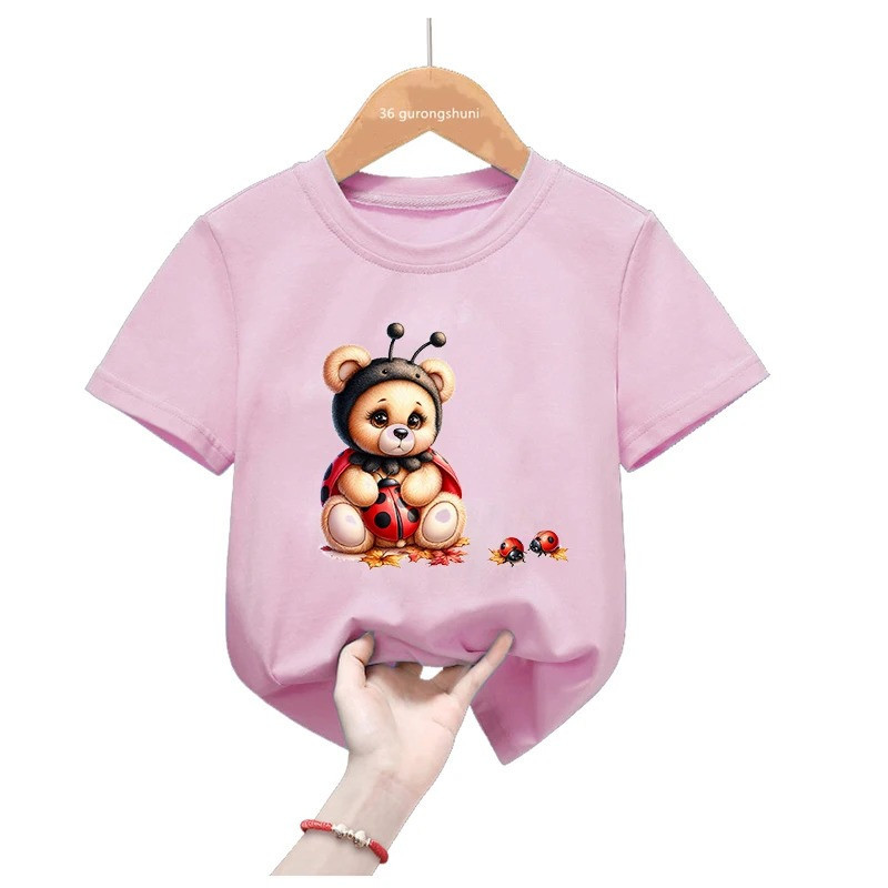T-shirt enfant Coccinelle Magique - 2 couleurs au choix !