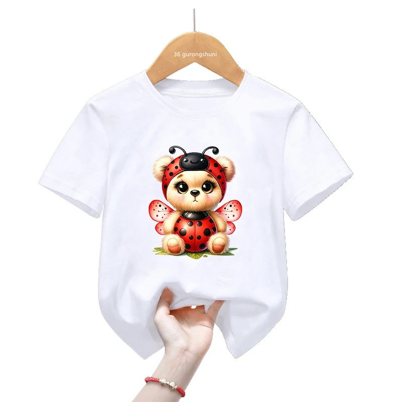 T-shirt enfant Coccinelle Hivernale - 2 couleurs au choix !
