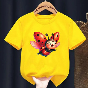 T-Shirt Enfant Coccinelle Bulle Magique