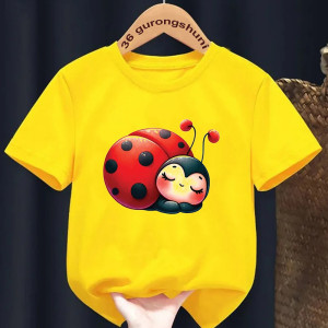 T-shirt enfant Coccinelle Rêveuse