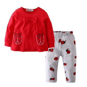 Ensemble Coccinelle Abeille Jolie pour bébé - 2 pièces