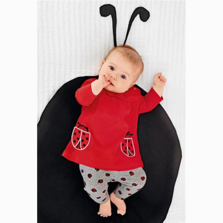 Ensemble Coccinelle Abeille Jolie pour bébé - 2 pièces