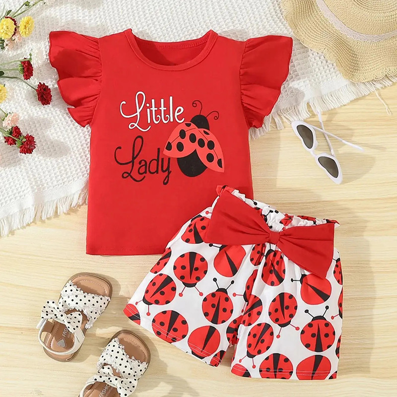 Ensemble Coccinelle Abeille Pétillante pour bébé - 2 pièces !