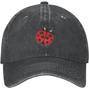 Casquette Coccinelle en dénim "Charme Velours"