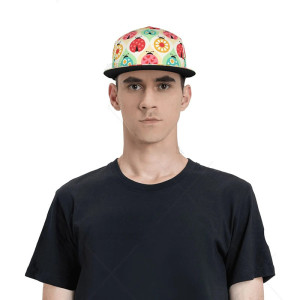 Cute Ladybug "Playful Garden" Cap – Unique Summer Sun Hat