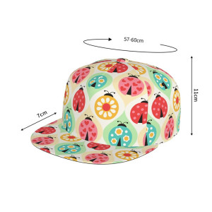 Cute Ladybug "Playful Garden" Cap – Unique Summer Sun Hat