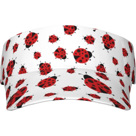 Visière de Soleil Coccinelle | Cadeau d'Été Unique pour Femme