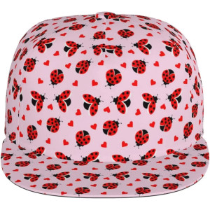 Cute Flying Ladybugs & Hearts Cap – A Sweet & Stylish Accessory