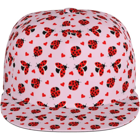 Casquette Coccinelles & Cœurs | Accessoire Tendance & Mignon