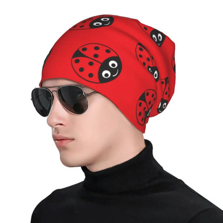 Bonnet Coccinelle Mignon | Chapeau d'Hiver Chaud & Original