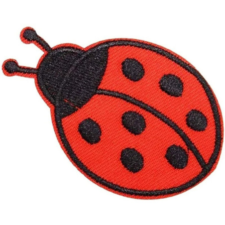 Ladybug Iron-On Patch Set (3-Pack) | Cute & Lucky Gift Idea