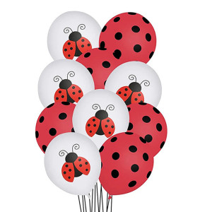 Ballons Coccinelle Mignons | Lot de 10 | Déco Fête Nature