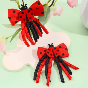 Cute Ladybug Hair Clips | Nature-Inspired Hair Accessory
