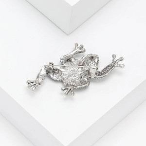 Abalone Shell Frog Brooch | Elegant & Symbolic Nature Jewelry