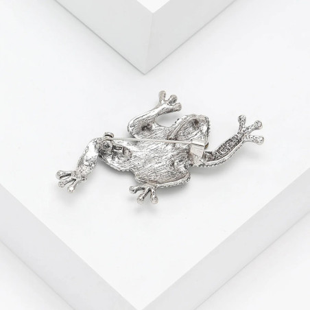 Abalone Shell Frog Brooch | Elegant & Symbolic Nature Jewelry