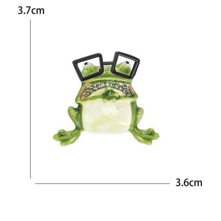 Broche Grenouille Mignonne & Intello | Cadeau Original Femme