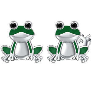 Boucles d'oreilles Grenouille - Bijou Mignon & Drôle pour Femme