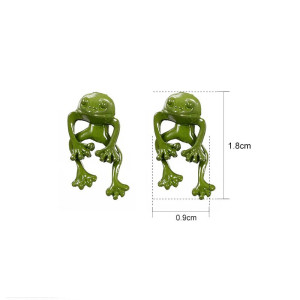 Lustige Frosch Ohrringe Laubfrosch - Einzigartiger Schmuck