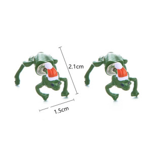 Cute Funny Frog Earrings | Unique Animal Jewelry Gift for Women