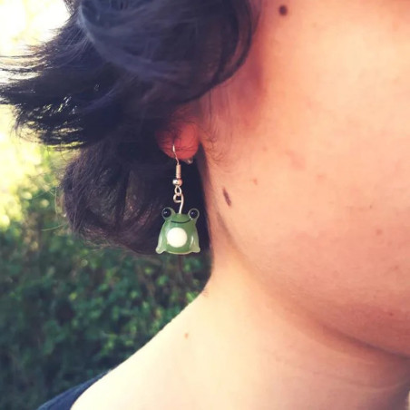 Forest Whisper Frog Earrings | Cute Gift for Nature Lovers