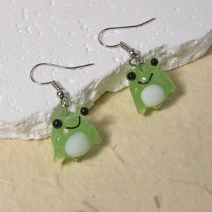 Forest Whisper Frog Earrings | Cute Gift for Nature Lovers