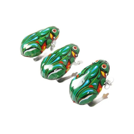 Grenouille Sauteuse à Remonter | Jouet Vintage & Cadeau Amusant