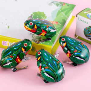 Grenouille Sauteuse à Remonter | Jouet Vintage & Cadeau Amusant