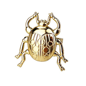 Scarab Beetle Napkin Rings - Elegant Metal Table Decor Gift