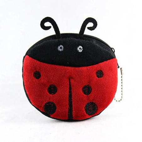 Cute Ladybug Keychain & Coin Purse | Unique Gift for Women