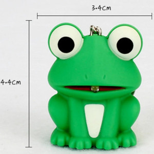 Funny Light-Up Croaking Frog Keychain | Cute Gift Idea