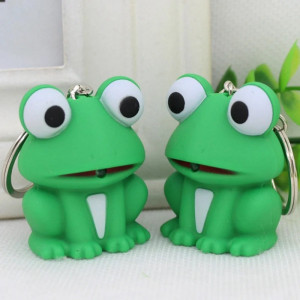 Porte-Clé Grenouille Lumineux & Sonore | Idée Cadeau Mignonne