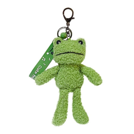 Porte-Clé Grenouille en Peluche Douce - Cadeau Mignon & Original