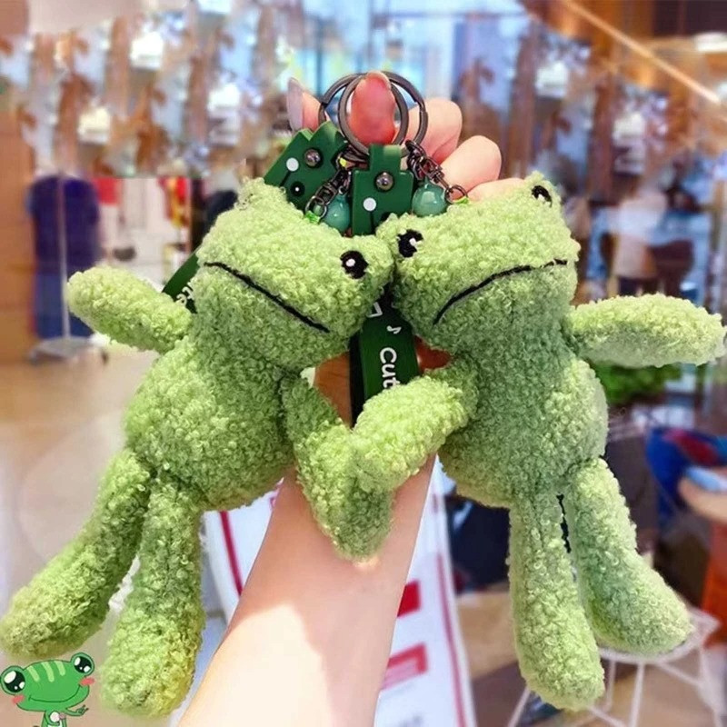 Porte-Clé Peluche Grenouille 'Compagnon Câlin'