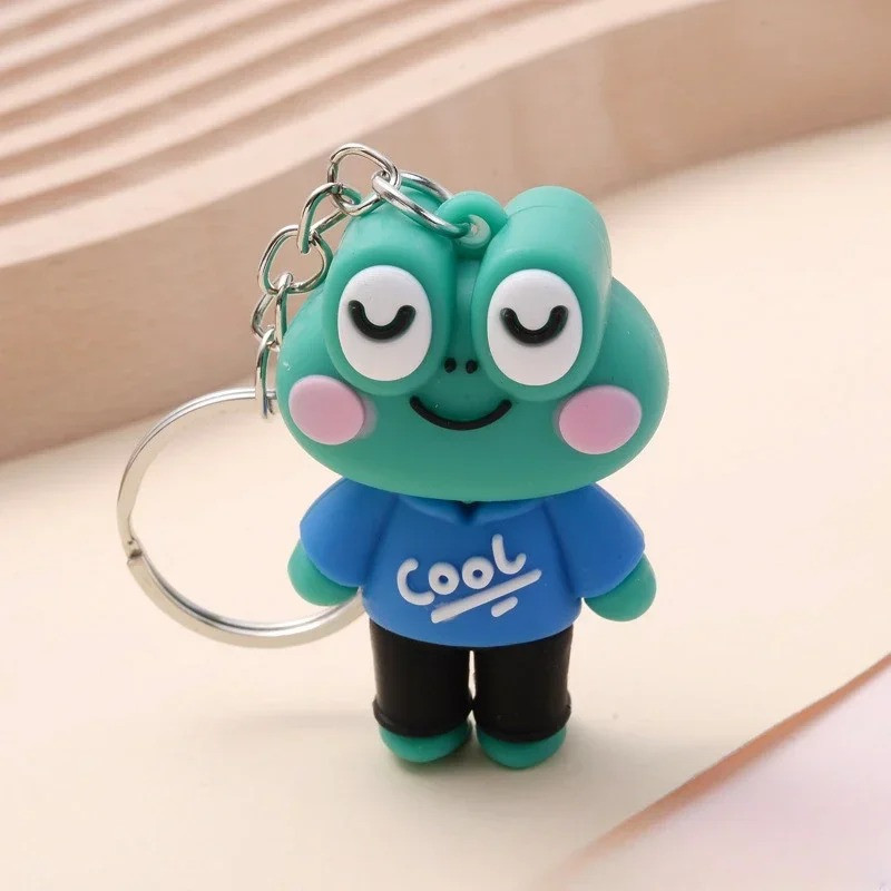 Porte-clés Grenouille Cool Attitude – Cadeau Mignon & Original