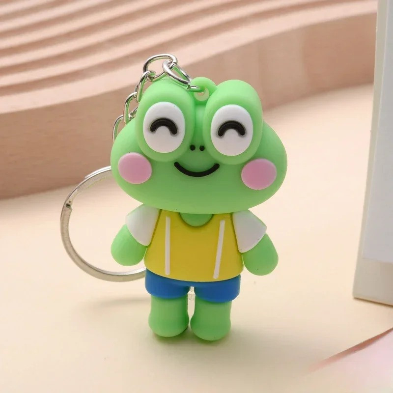Cute Frog Keychain "Schoolkid's Smile" | Unique Gift Idea
