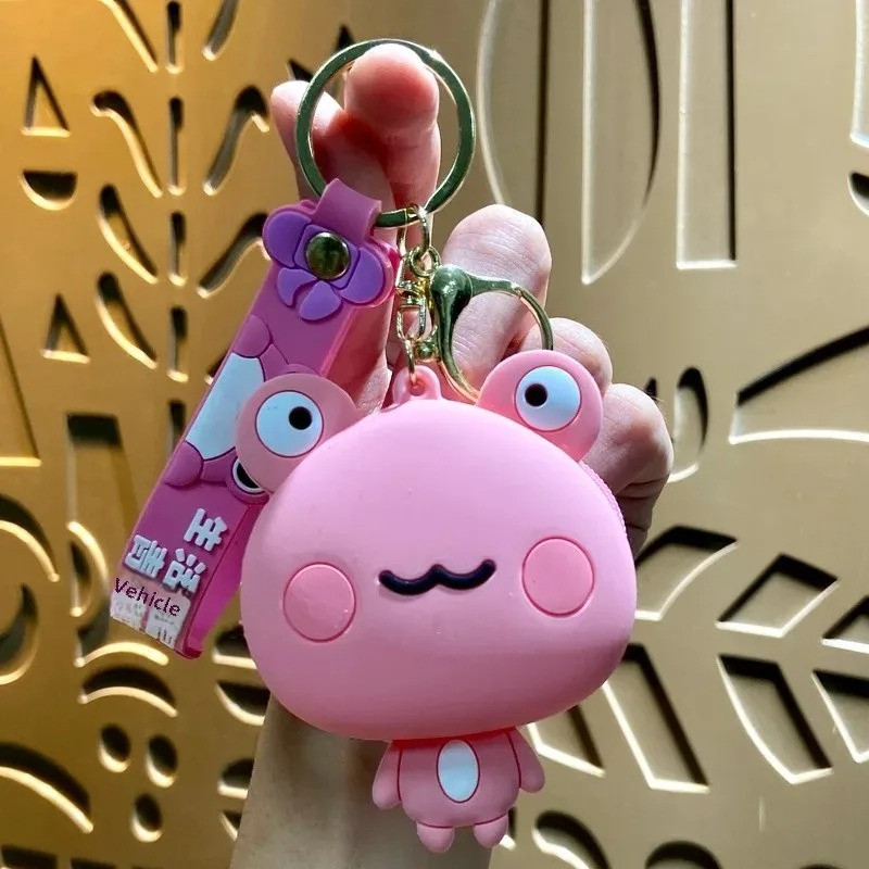 Porte-clés Grenouille Pastel – Cadeau Kawaii Vert ou Rose
