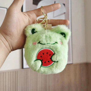 Porte-Clés Portemonnaie Grenouille "Verger Enchanté"