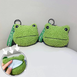 Zen Frog Plush Keychain | Cute & Minimalist Gift Idea